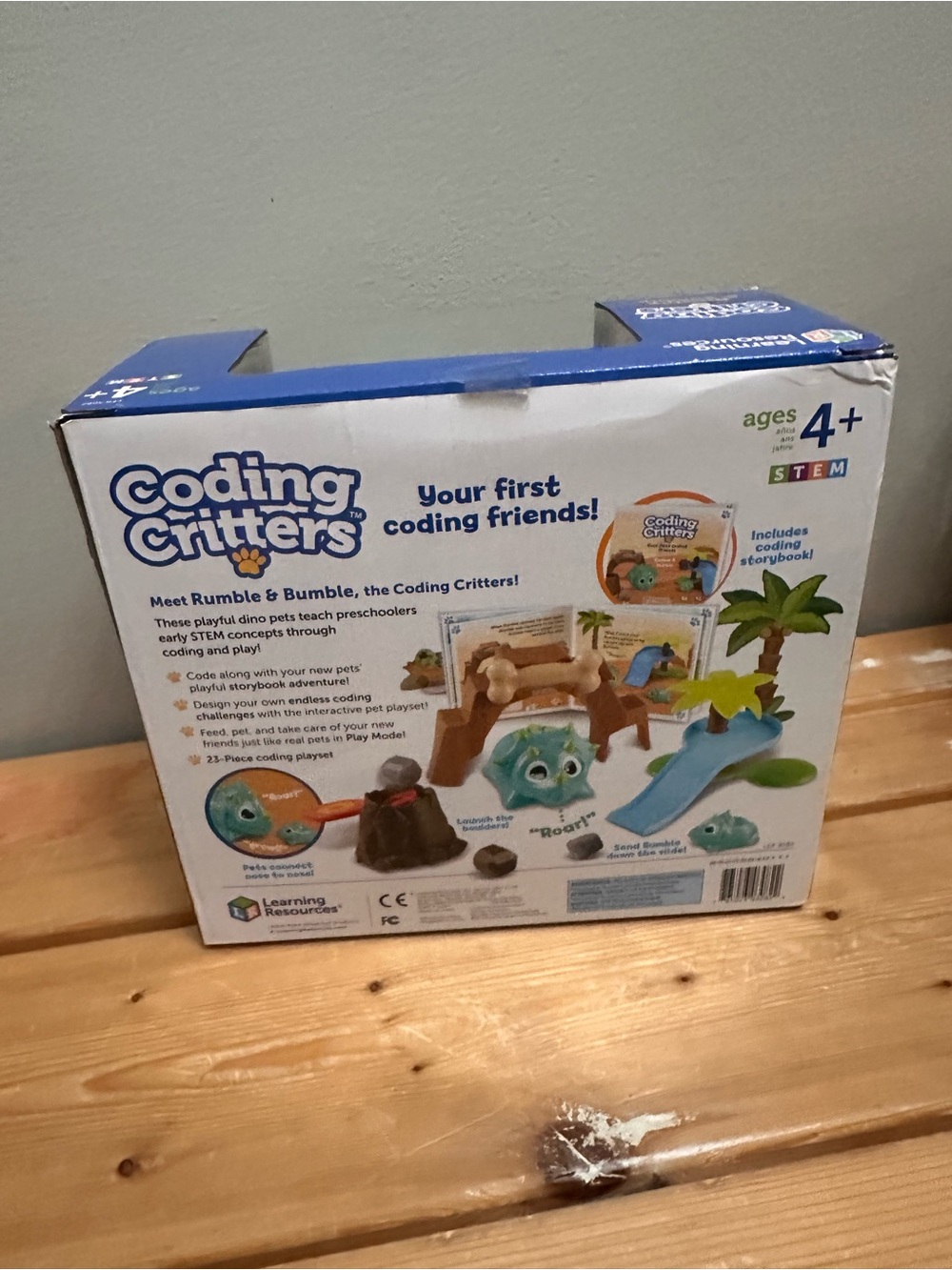 Learning Resources Coding Critters Rumble & Bumble interactive STEM toy set - Picture 3 of 4